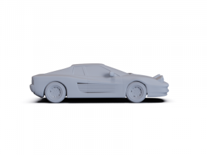 Ferrari Testarossa 1986 PRE-SUPPORTED 3D 模型