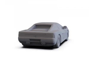 Ferrari Testarossa 1986 PRE-SUPPORTED 3D Model