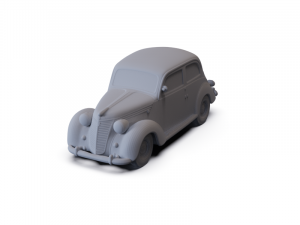 Fiat 1100 B 1949 PRE-SUPPORTED 3Dモデル