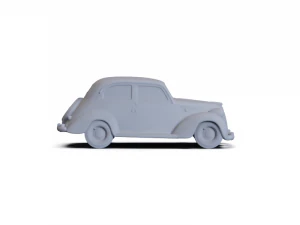 Fiat 1100 B 1949 PRE-SUPPORTED 3D Model