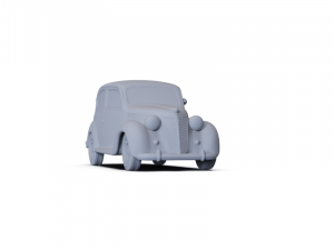 Fiat 1100 B 1949 PRE-SUPPORTED 3D 모델
