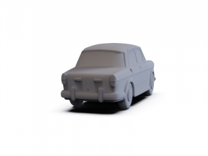 Fiat 1200 Granluce 1957 PRE-SUPPORTED 3D 模型