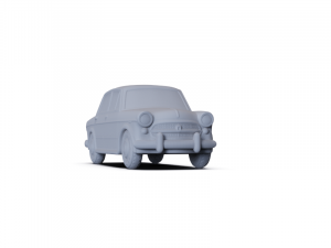 Fiat 1200 Granluce 1957 PRE-SUPPORTED 3D 模型