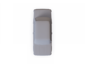 Fiat 124 1966 PRE-SUPPORTED 3D Model