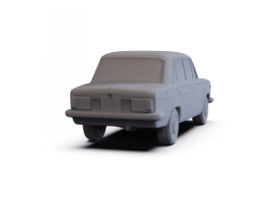 Fiat 125 Special 1970 PRE-SUPPORTED 3D Модель