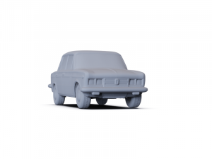 Fiat 125 Special 1970 PRE-SUPPORTED 3D Модель