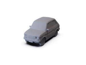 Fiat 126 1976 PRE-SUPPORTED 3Dモデル