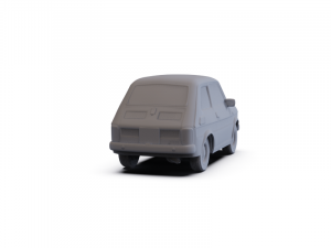 Fiat 126 1976 PRE-SUPPORTED 3D 模型