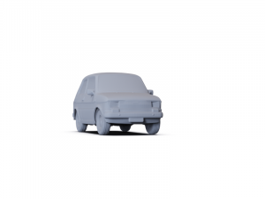 Fiat 126 1976 PRE-SUPPORTED 3D 模型