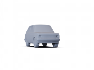 Fiat 133 1977 PRE-SUPPORTED 3D Model