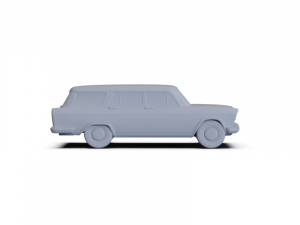 Fiat 2300 Familiare 1963 PRE-SUPPORTED 3D 모델