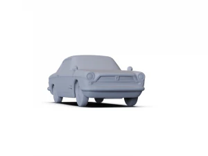 Fiat 2300 S Coupe 1961 PRE-SUPPORTED 3D Model