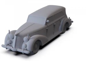 Fiat 2800 Torpedo 1939 PR&Eacute;-SUPORTADO Modelo 3D