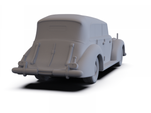 Fiat 2800 Torpedo 1939 PRE-SUPPORTED Modello 3D