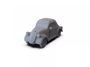 Fiat 500 Topolino 1936 PRE-SUPPORTED 3Dモデル