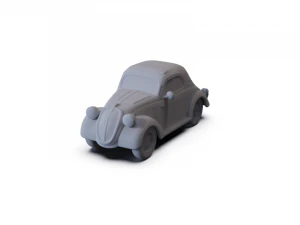 Fiat 500 Topolino 1936 PRE-SUPPORTED 3D Model