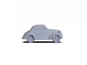 Fiat 500 Topolino 1936 PRE-SUPPORTED 3D Model