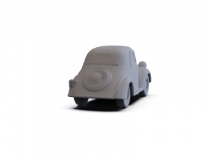 Fiat 500 Topolino 1936 PRE-SUPPORTED Modelo 3D