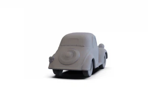 Fiat 500 Topolino 1936 PRE-SUPPORTED 3D Model