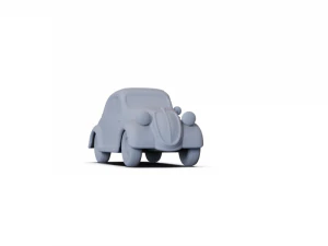 Fiat 500 Topolino 1936 PRE-SUPPORTED 3D Model