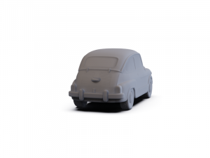 Fiat 600 D 1960 PRE-SUPPORTED 3D Model