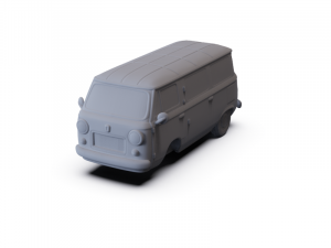 Fiat 600 T 1967 PRE-SUPPORTED 3Dモデル