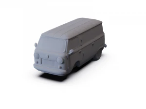 Fiat 600 T 1967 PRE-SUPPORTED 3D Model