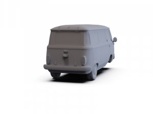 Fiat 600 T 1967 PRE-SUPPORTED 3D Model