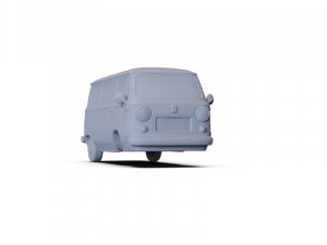 Fiat 600 T 1967 PRE-SUPPORTED 3D Model