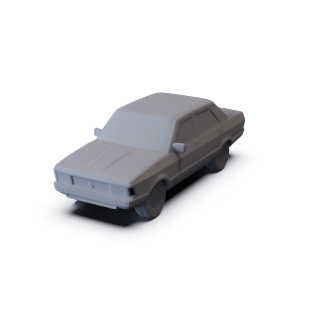 Fiat Argenta 1981 PRE-SUPPORTED 3Dモデル .c4d .max .obj .3ds .fbx .stl .blend