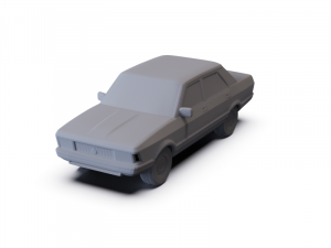 Fiat Argenta 1981 PRE-SUPPORTED 3Dモデル