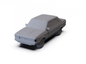 Fiat Argenta 1981 PR&Eacute;-SUPORTADO Modelo 3D