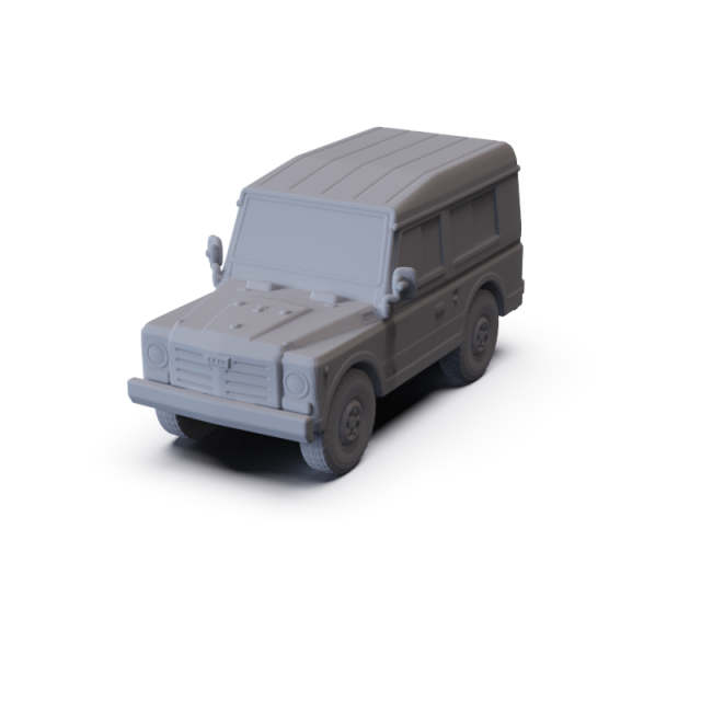 Fiat Campagnola Station Wagon 1987 PRE-SUPPORTED Model 3D .c4d .max .obj .3ds .fbx .stl .blend 
