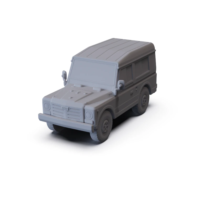 Fiat Campagnola Station Wagon 1987 PRE-SUPPORTED 3D Model .c4d .max .obj .3ds .fbx .stl .blend 