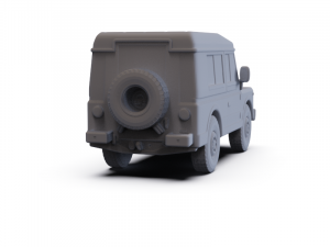 Fiat Campagnola Station Wagon 1987 PRE-SUPPORTED Model 3D