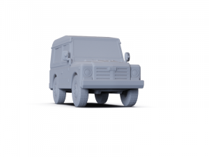 Fiat Campagnola Station Wagon 1987 PRE-SUPPORTED Model 3D