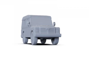 Fiat Campagnola Station Wagon 1987 PRE-SUPPORTED 3D Model