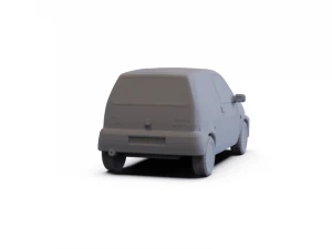 Fiat Cinquecento 1991 PRE-SUPPORTED 3D Model