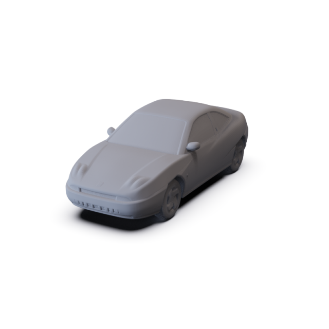 Fiat Coupe Pininfarina 1998 PRE-SUPPORTED Modelo 3D .c4d .max .obj .3ds .fbx .stl .blend 