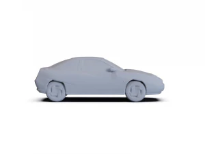 Fiat Coupe Pininfarina 1998 PRE-SUPPORTED 3D Model