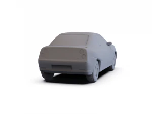 Fiat Coupe Pininfarina 1998 PRE-SUPPORTED 3D Model