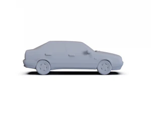 Fiat Croma 1993 PRE-SUPPORTED 3D Model