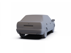 Fiat Croma 1993 PRE-SUPPORTED 3D Model
