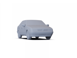 Fiat Croma 1993 PRE-SUPPORTED 3D Model