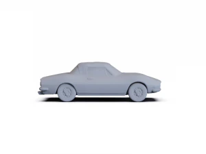Fiat Dino Spider 2400 1969 PRE-SUPPORTED 3D Model