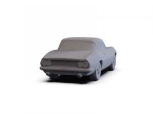 Fiat Dino Spider 2400 1969 PRE-SUPPORTED 3D Model