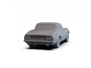 Fiat Dino Spider 2400 1969 PRE-SUPPORTED 3D Model