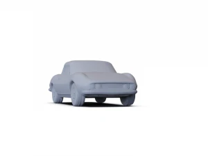 Fiat Dino Spider 2400 1969 PRE-SUPPORTED 3D Model