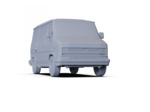 Fiat Ducato PassengerVan 1981 PRE-SUPPORTED 3Dモデル