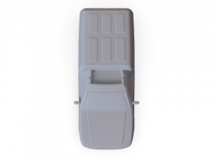 Fiat Fiorino PanelVan 1988 PRE-SUPPORTED Modelo 3D